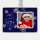 Search for navy blue and silver christmas tree decorations Snowflake
