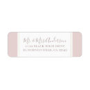 Search for luxe return address labels Blush pink