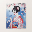 Search for japanese woman puzzles Kimono