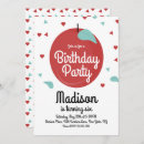 Search for apple birthday invitations Red