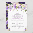 Search for purple and peach wedding invitations Elegant