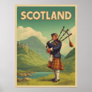 Search for bagpipe art Vintage