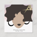 Search for curly hair business cards Salon