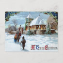Search for vintage winter postcards Church