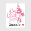 Search for silhouette dancer stickers Pink