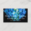 Search for hydrangeas business cards Flower