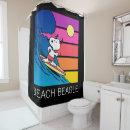 Search for surf shower curtains Peanuts