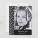Search for chevron graduation invitations Contemporary