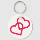 Search for double heart key rings Hearts