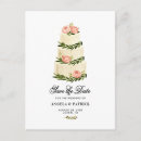 Search for wedding cake postcards Watercolor