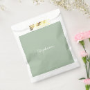 Search for paper favour bags Sage green