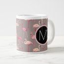Search for flamingo monogram mugs Tropical