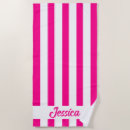 Search for hot pink beach towels Stripe