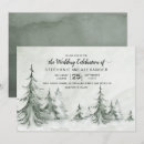 Search for fir tree invitation wedding invitations Forest