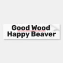 Search for wood bumper stickers Beaver