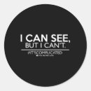 Search for visually impaired stickers Visual impairment