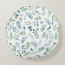 Search for green botanical cushions Watercolor greenery