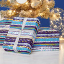 Search for ethnic christmas wrapping paper Native