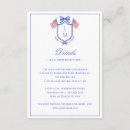 Search for us flag invitations Blue