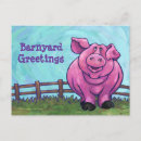 Search for piggies postcards Cute pig