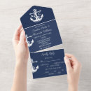 Search for boat wedding invitations Navy blue