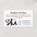Search for panda bear business cards China