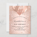 Search for rose gold balloons invitations Blush