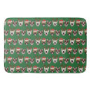 Search for christmas reindeer bath mats Red green