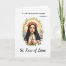 Search for lima cards Saint rose of lima