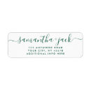 Search for design return address labels Family name monogram