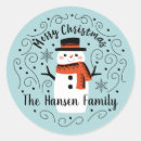 Search for snowman tag stickers Xmas