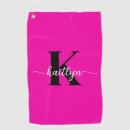 Search for hot pink golf towels Elegant