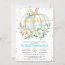 Search for elegant baby shower invitations Pumpkin