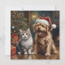 Search for cartoon dog christmas cards Cat
