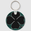 Search for black irish key rings Shamrock