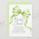 Search for bow baby shower invitations Coquette