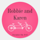 Search for bike wedding stickers Elegant