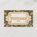 Search for ornament business cards Vintage
