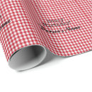 Search for red and white gingham wrapping paper Classic