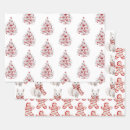 Search for fox christmas wrapping paper Red