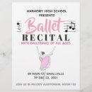 Search for recital flyers Ballerina