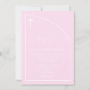 Search for minimalist christening invitations Arch