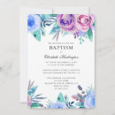 Search for purple christening invitations Baby