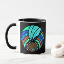 Search for black and turquoise mugs Stripes