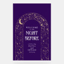 Search for purple welcome signs Rehearsal dinner welcome