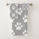 Search for dog paw print bath towels Cute