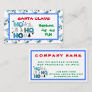 Search for santa claus business cards Jolly