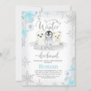 Search for silver glitter birthday invitations Snowflakes