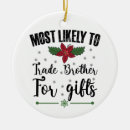 Search for brother christmas tree decorations Funny