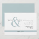 Search for ampersand wedding invitations Blue